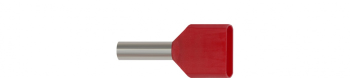 Wiha Dvojitá dutinka vodiče s plastovým límcem 100 St., barevný kód 2 (DE) 2 x 1.5 (43946)