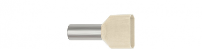 Wiha Dvojitá dutinka vodiče s plastovým límcem 25 St., barevný kód 2 (DE) 2 x 10 (43950)