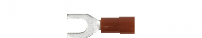 Wiha Stlačovací kabelová koncovka ve tvaru vidlice izolovaná 100 St. dle DIN 0.5 - 1 mm², M4 (43962)