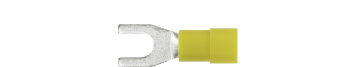 Wiha Stlačovací kabelová koncovka ve tvaru vidlice izolovaná 100 St. dle DIN 4 - 6 mm², M5 (43964)