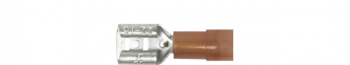 Wiha Ploché násuvné dutinky, izolované 100 St. dle DIN 0.5 - 1 mm²; 6.3 x 0.8 mm (43968)