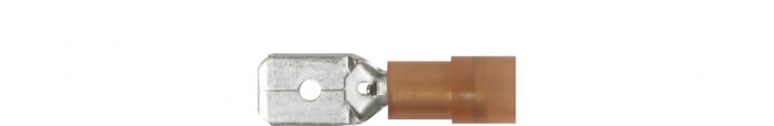 Wiha Ploché konektory, izolované 100 St. dle DIN 0.5 - 1 mm²; 6.3 x 0.8 mm (43974)