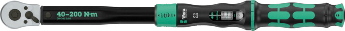 Click-Torque Lock C 3 Momentový klíč, nastavitelný, přepínací ráčna, funkce blokování momentu, 40-200 Nm, 1/2" x 40-200 Nm