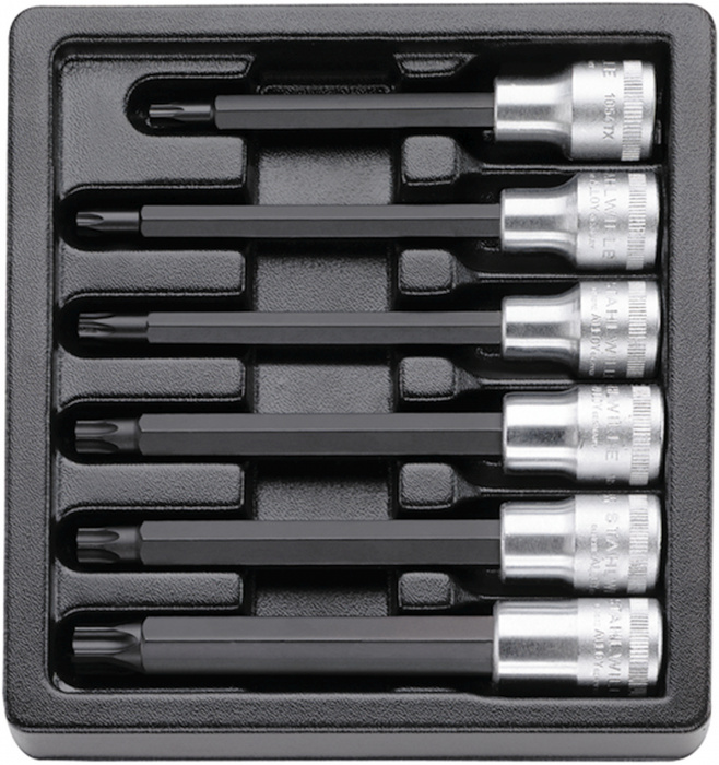 TORX nástrčná hlavice šroubováku dlouhá   ES 1054/2054TX/6 1/6- 6-ks.