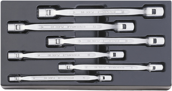 Oboustranný kloubový klíč FLEXI ES 29/6,8X9-18X19MM 1/3- 6-ks.