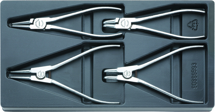 Sada kleští na pojistné kroužky   ES 6543-6546/4 1/3- 4-ks.