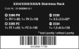 3334/3350/3355/6 Sada šroubováků, nerezová ocel + stojánek, 6 dílný