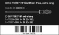 367/4 Sada šroubováků TORX® HF Kraftform Plus s přidržovací funkcí, 4 dílný