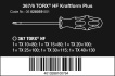 367/6 TORX® HF Sada šroubováků Kraftform Plus s přidržovací funkcí + stojánek, 6 dílný