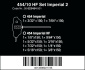 454/10 HF Set Imperial 2, sada šroubováků s příčnou rukojetí Hex-Plus s přidržovací funkcí, palcové provedení, 10 dílný
