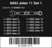 6003 Joker 11 Set 1 Sada očkoplochých klíčů, 11 dílný