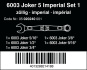 6003 Joker 4 Set Imperial 1 Sada očkoplochých klíčů, 4 dílný