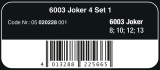 6003 Joker 4 Set 1 Sada očkoplochých klíčů, 4 dílný
