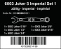 6003 Joker 5 Imperial Set 1 Sada očkoplochých klíčů, palcové, 5 dílný