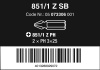 851/1 Z SB Bity, PH 3 x 25 mm, 2 dílný