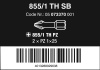 855/1 TH SB Bity, PZ 1 x 25 mm, 2 dílný
