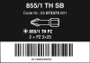 855/1 TH SB Bity, PZ 3 x 25 mm, 2 dílný
