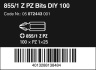 855/1 Z DIY 100 Bity, PZ 1 x 25 mm, 100 dílný
