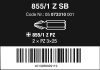 855/1 Z SB Bity, PZ 3 x 25 mm, 2 dílný