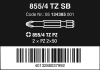 855/4 TZ SB Bity, PZ 2 x 50 mm, 2 dílný