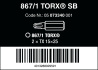 867/1 SB Bity TORX®, TX 15 x 25 mm, 2 dílný