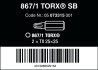 867/1 SB Bity TORX®, TX 25 x 25 mm, 2 dílný