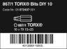 867/1 DIY Bity TORX®, TX 15 x 25 mm, 10 dílný