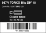 867/1 DIY Bity TORX®, TX 40 x 25 mm, 10 dílný