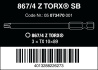 867/4 Z Bity Z TORX® SB, TX 10 x 89 mm, 3 dílný