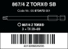 867/4 Z Bity Z TORX® SB, TX 20 x 89 mm, 3 dílný