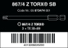 867/4 Z Bity Z TORX® SB, TX 30 x 89 mm, 3 dílný