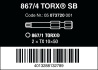 867/4 Z Bity Z TORX® SB, TX 10 x 50 mm, 2 dílný