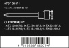 8767 B TORX® HF 1 sada zástrčných nástavců Zyklop TORX®, s přidržovací funkcí, upínací část 3/8", 6 dílný