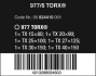 977/6 Sada šroubováků TORX® Kraftform Wera: sekací šroubovák + stojánek, 6 dílný
