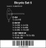 Bicycle Set 6, 10 dílný