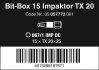 Bit-Box 15 Impaktor TX, TX 20 x 25 mm, 15 dílný