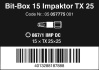 Bit-Box 15 Impaktor TX, TX 25 x 25 mm, 15 dílný