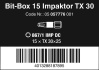 Bit-Box 15 Impaktor TX, TX 30 x 25 mm, 15 dílný