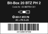 Bit-Box 20 BTZ PH, PH 2 x 25 mm, 20 dílný