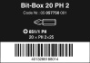 Bit-Box 20 PH, PH 2 x 25 mm, 20 dílný