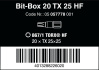 Bit-Box 20 TX HF, TX 25 x 25 mm, 20 dílný