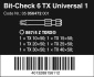 Bit-Check 6 TX Universal 1, 6 dílný