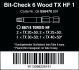 Bit-Check 6 Wood TX HF 1, 6 dílný