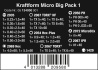 Kraftform Micro Big Pack 1 Sada šroubováků k použití v elektronice, 25 dílný