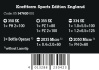 Kraftform Sports Edition England, 8 dílný