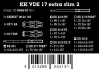 Kraftform Kompakt VDE 17 extra slim 2 Tool Finder, 17 dílný