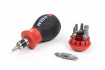 Wiha Šroubovák se zásobníkem nástavců magnetický Phillips, plochý s 6 nástavci, Stubby, 1/4" (33738)