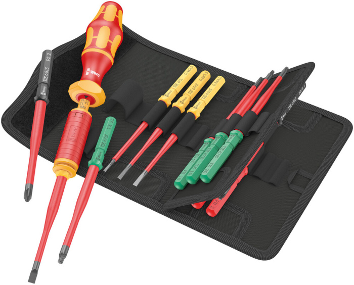 Kraftform Kompakt VDE 15 Torque 1,2-3,0 Nm extra slim 1 Tool Finder, 15 dílný