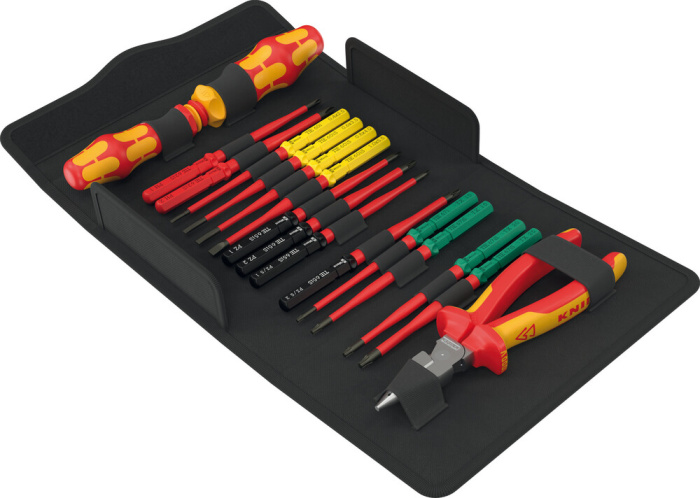 Kraftform Kompakt VDE 17 extra slim 2 Tool Finder, 17 dílný