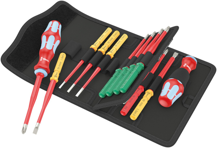 Kraftform Kompakt VDE Stainless 17 extra slim 1 Tool Finder, 17 dílný